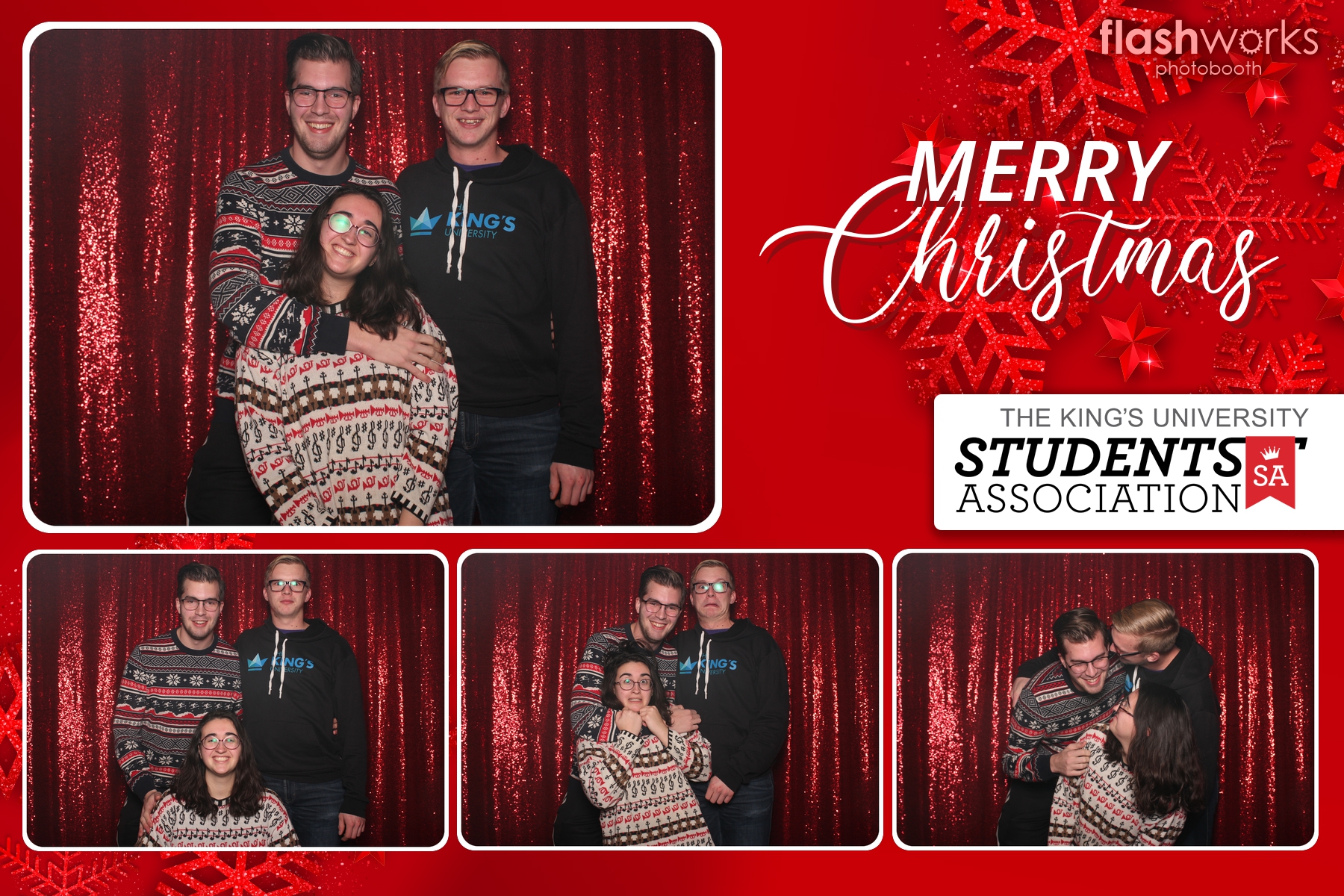 Kings Christmas Party | View more photos from the event at gallery.flashworksphotobooth.com/u/FlashworksPhotoboothInc/Kings-Christmas-Party